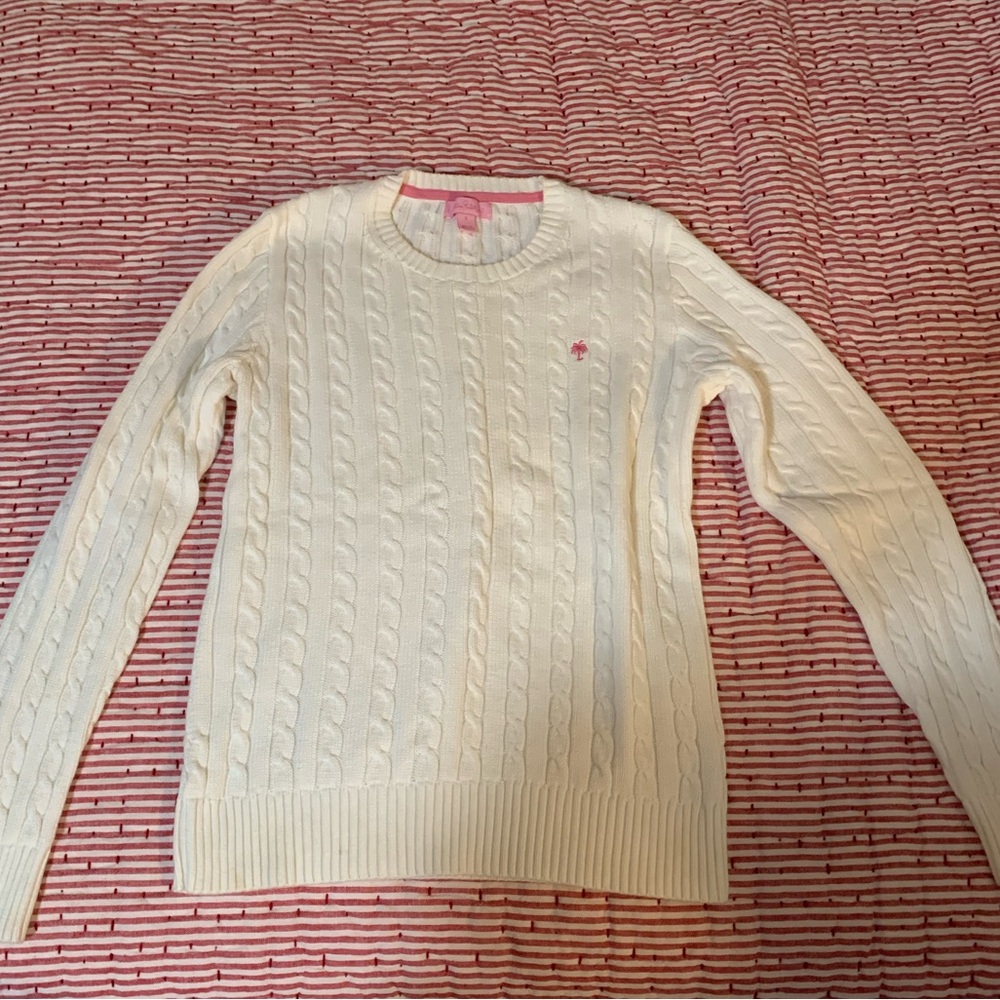 Lily Pulitzer cable knit sweater